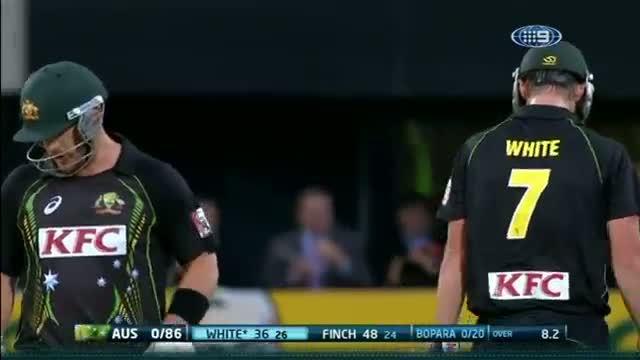 Watch Australia Innings SIXES - Aus v Eng 1st T20I Hobart - 29 January 2014 Video