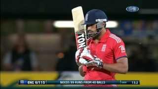 Watch SIXES Hit by Ravi Bopara - Aus v Eng 1st T20I Hobart - 29 January 2014 Video