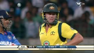 Watch James Faulkner - 6 x 6's - Australia v India 7th ODI - 2 Nov 2013 HD Video
