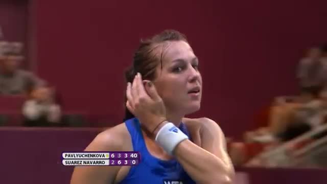 Watch Anastasia Pavlyuchenkova 2014 Open GDF SUEZ Hot Shot VIdeo Video