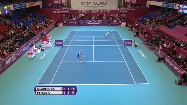 Watch Andrea Petkovic 2014 Open GDF SUEZ Hot Shot Video Video
