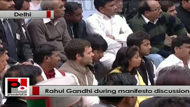 Watch Rahul Gandhi seeks opinion of labour sector for Congress manifesto, Part 03 Video