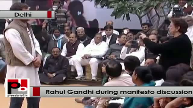 Watch Rahul Gandhi seeks opinion of labour sector for Congress manifesto, Part 04 Video