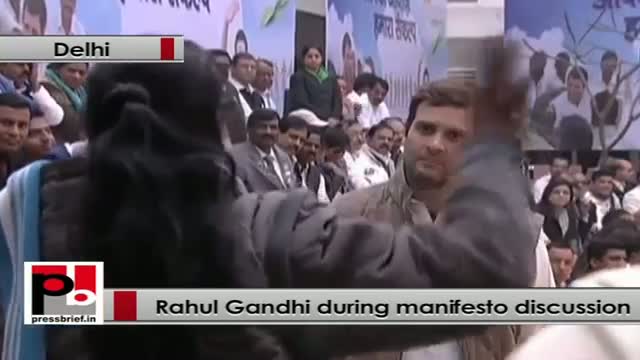 Watch Rahul Gandhi seeks opinion of labour sector for Congress manifesto, Part 05 Video