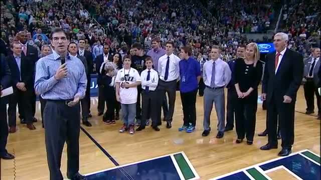 Watch NBA: The Utah Jazz Raise a Banner for Jerry Sloan Video