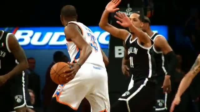 Watch NBA Phantom: Kevin Durant and the Thunder Crush the Nets Video