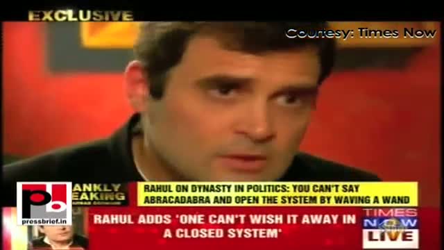 Watch Rahul Gandhi: The system is not going to open by waving a wand, it takes effort Video
