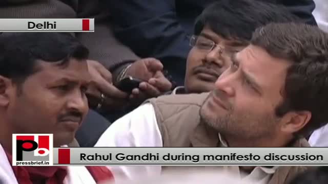 Watch Rahul Gandhi: Congress has given guaranty to work in form of NAREGA Video