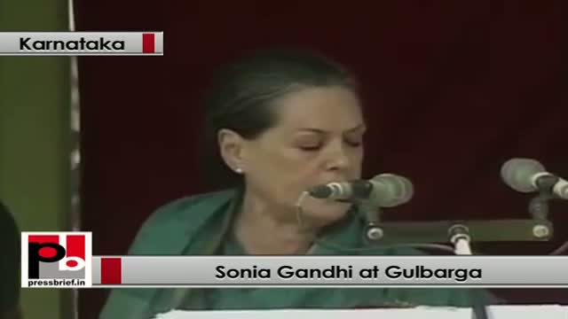 Watch Sonia Gandhi: BJP and opposition parties talk big but only Congress delivers on its promises Video