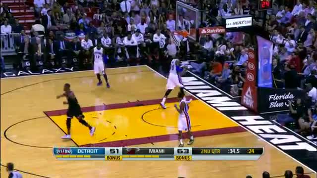 Watch NBA: Dwyane Wade Scores a Season-High 30 Points Versus Pistons Video
