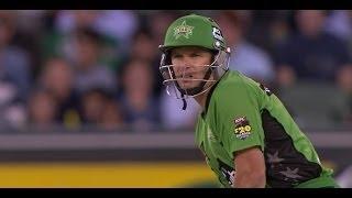 Watch Brad Hodge top scorer for Stars scores 3rd fifty of the Season - 1st SF - Big Bash League 2014 Video