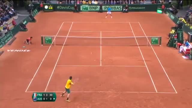 Watch Highlights: Jo-Wilfried Tsonga (FRA) v Lleyton Hewitt (AUS) Video Video
