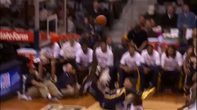Watch NBA: Lance Stephenson makes the CRAZY airborne layup attempt! Video