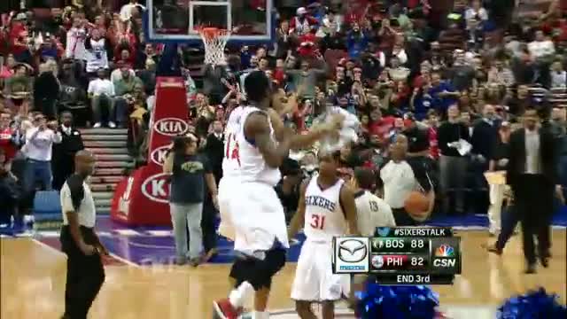 Watch NBA: Tony Wroten Sinks from 3/4-Court to Beat the Buzzer Video