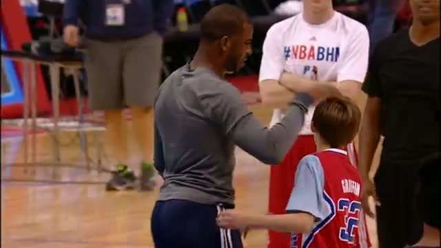 Watch NBA: A Young Fan Plays 1-on-1 with CP3 Video