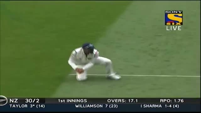 Watch Fall of Wickets of New Zealand Innings - India vs New Zealand - Day 1 - 1st Test 2014 Video
