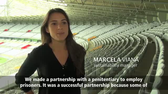 Watch Green stadiums for the 2014 FIFA World Cup Video Video