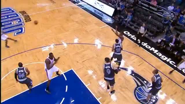 Watch NBA: Serge Ibaka Dunks on Nikola Vucevic Video