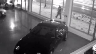 Watch CCTV Captures Pedestrian Getting Owned By Snow Plow Video