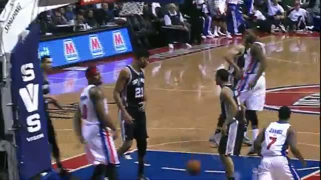 Watch NBA: Andre Drummond Throws Down the Tomahawk Off the Alley-Oop Video