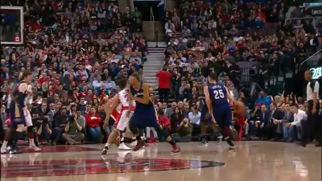 Watch NBA: Anthony Davis Rolls and Rocks the Rim! Video