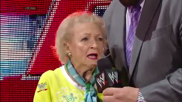 Watch Betty White guest stars on Raw: WWE Raw, Feb. 10, 2014 Video