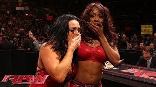 Watch Cameron & The Bella Twins vs. AJ Lee, Alicia Fox & Aksana: WWE Raw, Feb. 10, 2014 Video