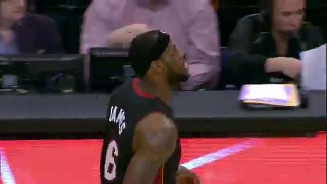 Watch NBA: LeBron James Pushes the Heat Past the Suns Video