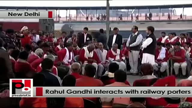 Watch Rahul Gandhi: I will take your problems to the railway ministry Video