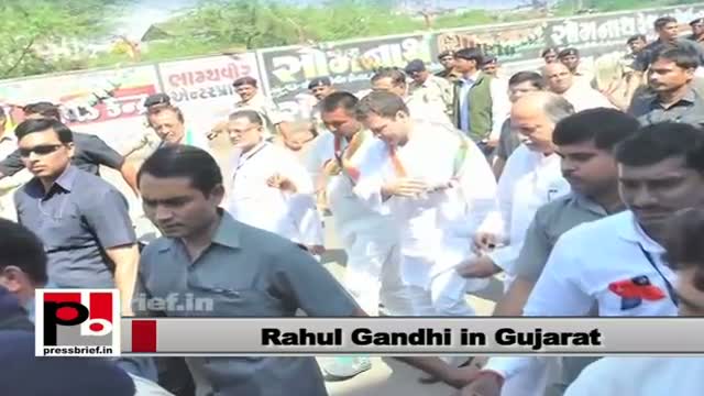 Watch Rahul Gandhi: "People work hard for development, just one person takes the entire credit" Video