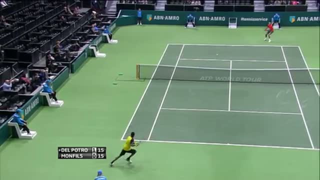 Watch Rotterdam 2014 Wednesday Hot Shot Monfils Video Video