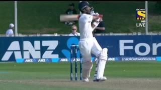 Watch Ajinkya Rahane Big Six - IND vs NZ 2014 2nd Test Day 2 Highlights Video