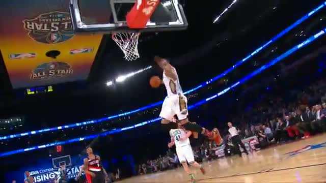 Watch NBA: Anthony Davis Throws Down the Windmill! Video