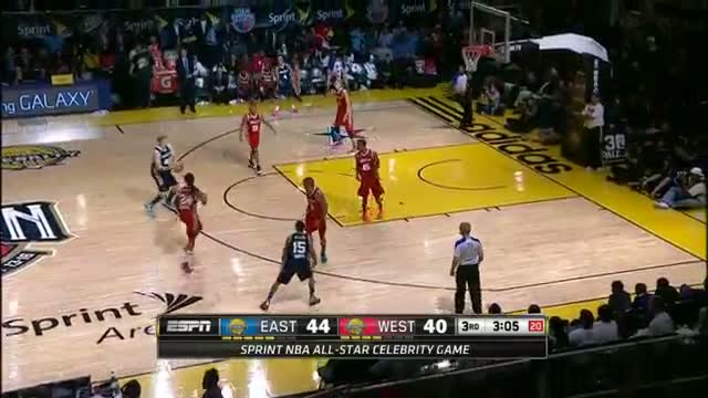 Watch NBA: Arne Duncan Dominates the All-Star Celebrity Game! Video