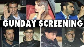 Watch Gunday Special Screening: Ranbir Kapoor, Deepika & Amitabh Bachchan ATTEND Video Video