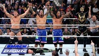 Watch The Usos, Cody Rhodes & Goldust vs. New Age Outlaws, Ryback & Curtis Axel: WWE SmackDown, Feb. 14, 2014 Video