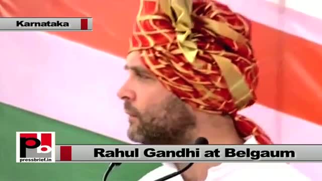 Watch Rahul Gandhi: We do not need an India where a handful of people become rich Video