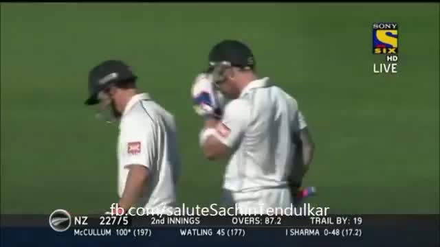 Watch Brendon McCullum Double Century 281* - India vs New Zealand - Day 4 - 2nd Test 2014 Video