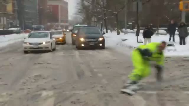 Watch Snowboarding New York City Video Video