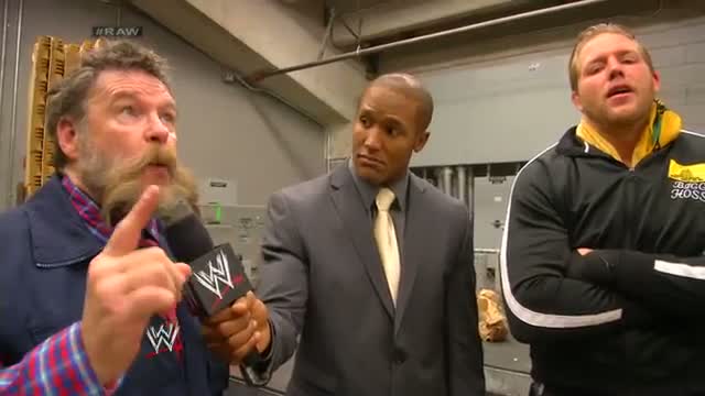 Watch Zeb's Big Mouth - WWE Raw Fallout - Feb. 17, 2014 Video