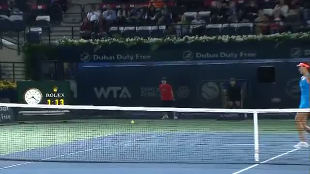Watch 2014 Dubai Duty Free Tennis Championships Day 2 WTA Highlights Video