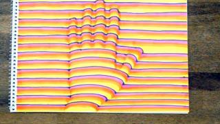 Watch How To Draw Your Hand In 3D Video