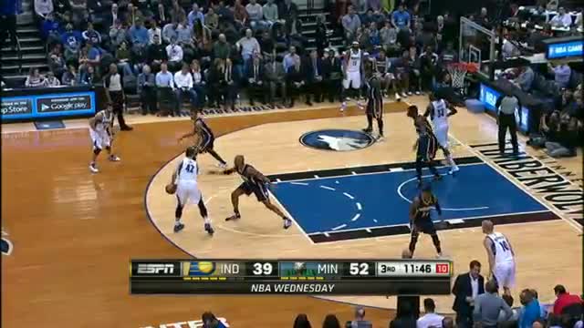 Watch NBA: Kevin Love's 42 Points Leads the Timberwolves Over the Pacers Video
