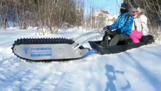 Watch Battery Powered Track Invention Looks Awesome Video