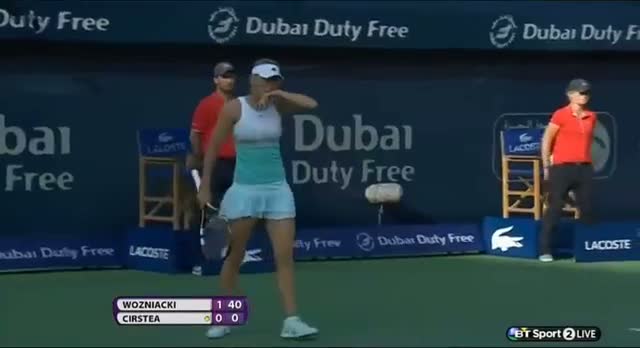 Watch Caroline Wozniacki vs Sorana Cirstea (WTA Dubai 2014) Video
