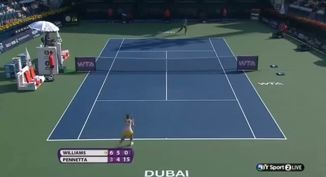 Watch Venus Williams vs Flavia Pennetta (WTA Dubai 2014) Part 5 Video