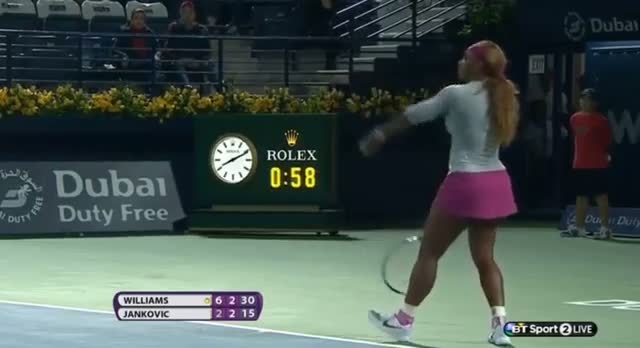Watch Serena Williams vs Jelena Jankovic (WTA Dubai 2014) Part 4 Video