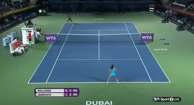 Watch Serena Williams vs Jelena Jankovic (WTA Dubai 2014) Part 5 Video