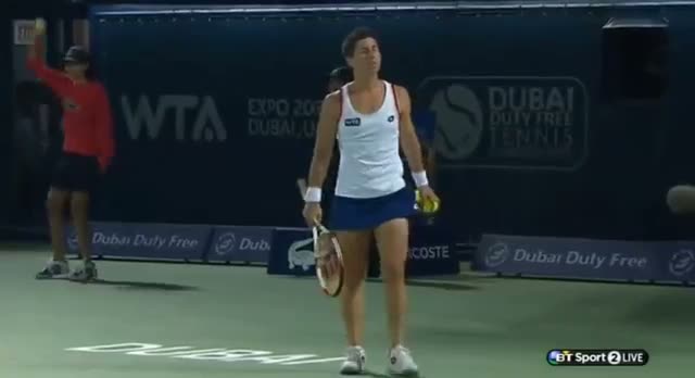 Watch Carla Suarez Navarro vs Alize Cornet (WTA Dubai 2014) Video