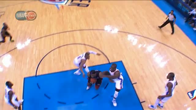 Watch NBA: LeBron James Gets Hit and Still Powers It Home Video